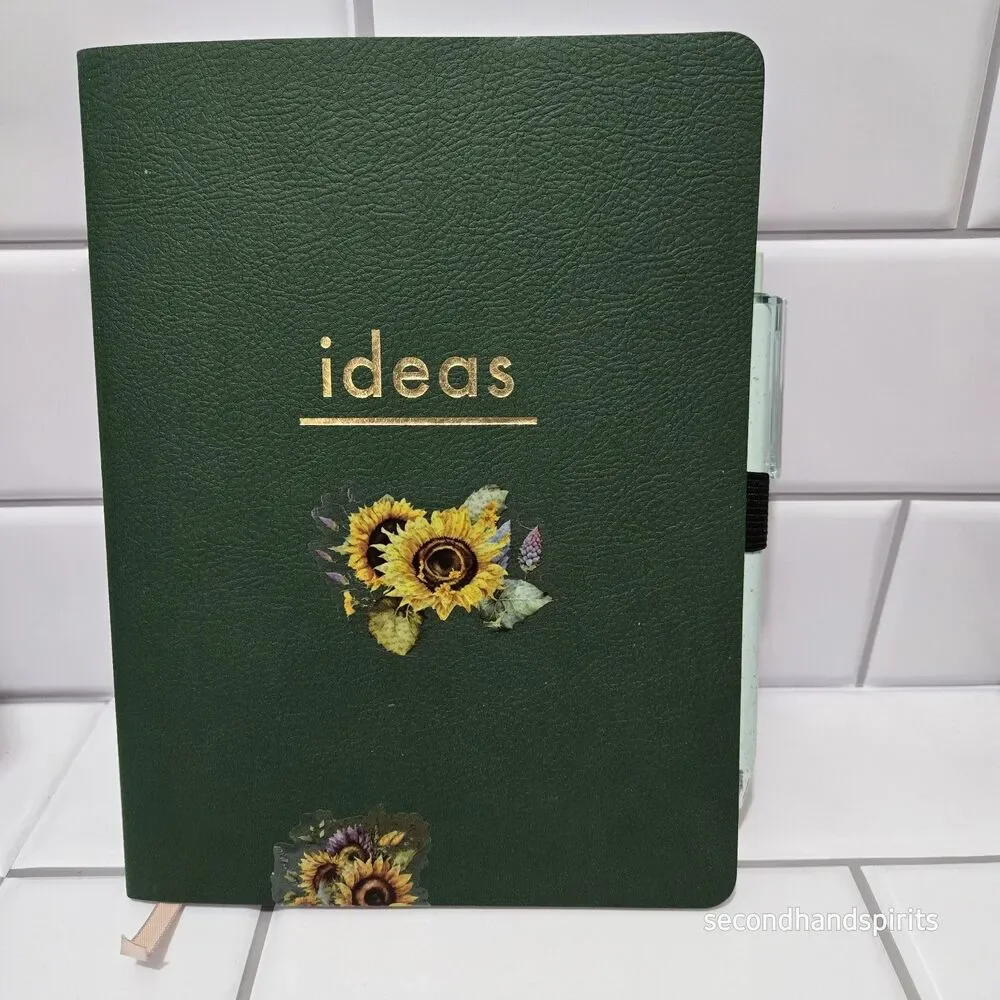 Cottagecore Embellished Ideas Journal Notebook Diary pen And BUTTERFLY diecuts